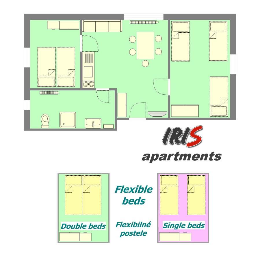 Apartments Iris Liptovský Mikuláš المظهر الخارجي الصورة