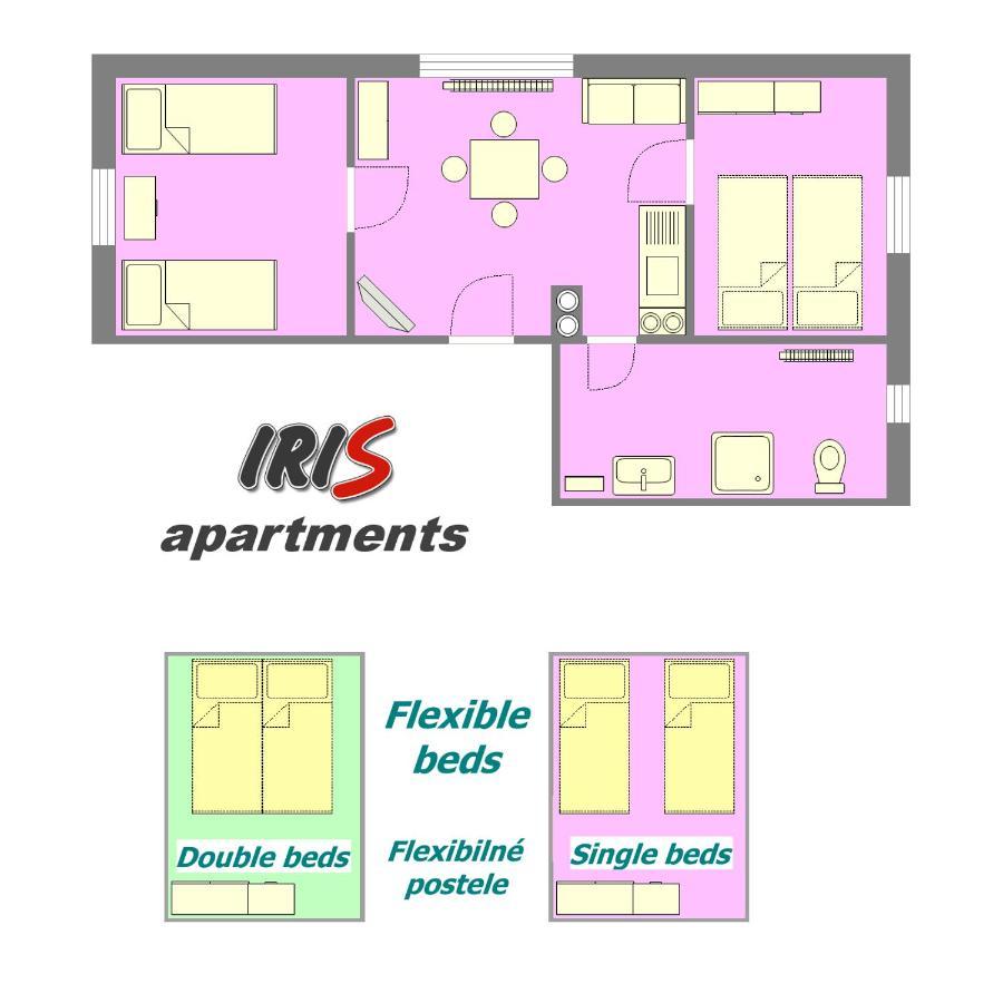 Apartments Iris Liptovský Mikuláš المظهر الخارجي الصورة
